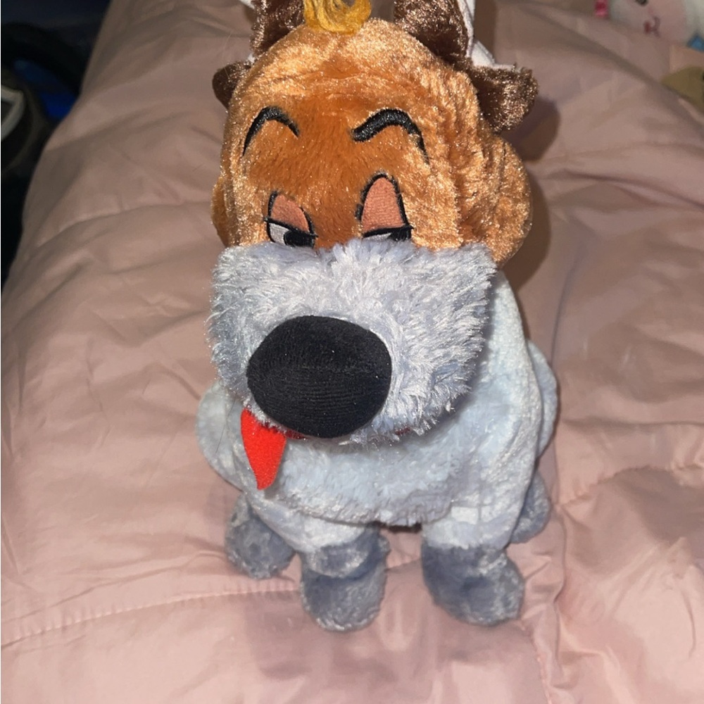 Disney Plush Dog Toy - Brown and Gray